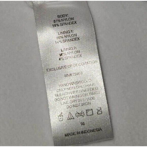 Ocean Dream Signature Tropical Floral Print Swim Dress Size 16 Womens Plus - Picture 5 of 5